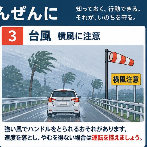 颱風強風下停止駕駛
