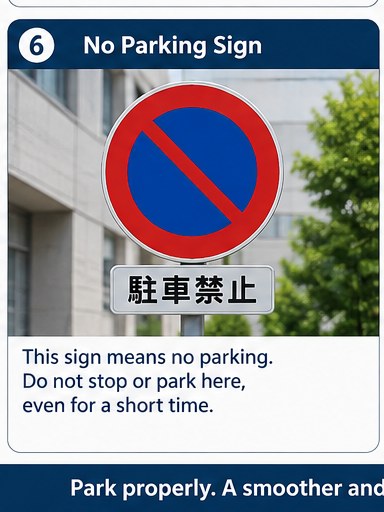 日本禁止停車標誌
