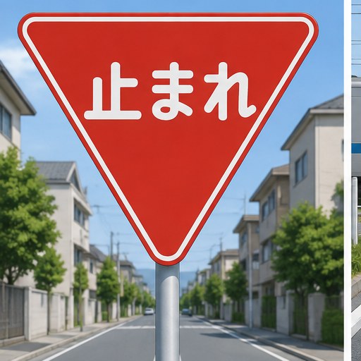 日本止まれ停車標誌